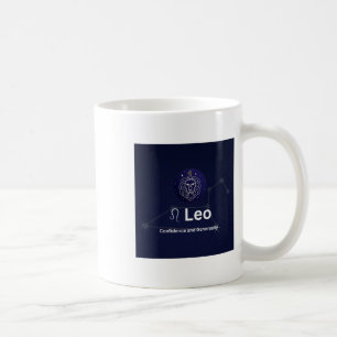 Leeuw sterrenbeeld sticker koffiemok