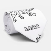 Leeuw Sterrenbeeld Stropdas (Opgerold)