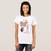 Leeuw Sterrenbeeld T-shirt *1 (Voorkant volledig)