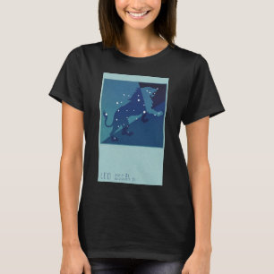 Leeuw Sterrenbeeld Vintage Dierenriem Astrologie T-shirt