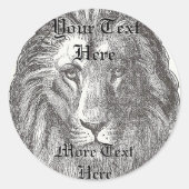  leeuw Sticker (Voorkant)