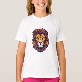 Leeuw sticker t-shirt