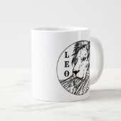 Leeuw Stierbeeld Grote Koffiekop (Voorkant rechts)