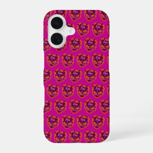 Leeuw Stierbeeld Kokette Hart Verjaardagstaart iPhone 16 Hoesje