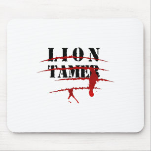 Leeuw Tamer Bloody Animal Attack Halloween kostuum Muismat
