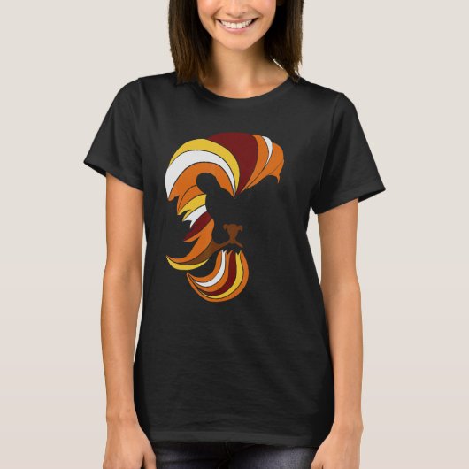 Leeuw Tattoo Oerwoud Oktober King T-shirt (Voorkant)