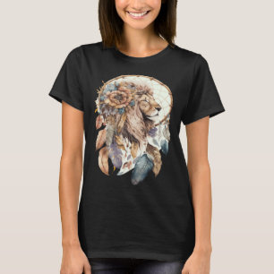 Leeuw Tribale Waterverf Leeuw Droomvanger 1 T-shirt