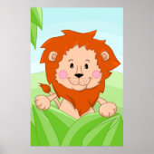 Leeuw uit Afrika Poster (Voorkant)