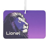 Leeuw van de jaren 80 gepersonaliseerd luchtverfrisser (Achterkant)