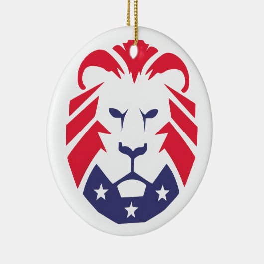 Leeuw van de patriotten keramisch ornament (Rechts)