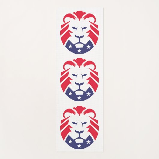 Leeuw van de patriotten yogamat (Voorkant)