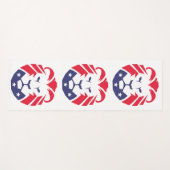 Leeuw van de patriotten yogamat (Voorkant (horizontaal))