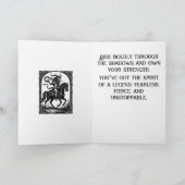 Leeuw van de Schaduw Teugels Kaart (Binnen)