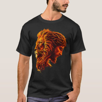 Leeuw Van De Stam Juda Verlosser Spiritueel Geloof T-shirt
