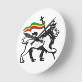 Leeuw van de stam van de Judah-klok Ronde Klok (Hoek)