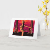 Leeuw van de Verjaardag ~ van de dierenriem de Kaart (Gele Bloem)