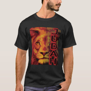 Leeuw van het Judah-ontwerp Hebreeuwse Israëliet T-shirt