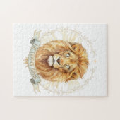 Leeuw van Juda Bijbelse Aquarel Legpuzzel (Horizontaal)