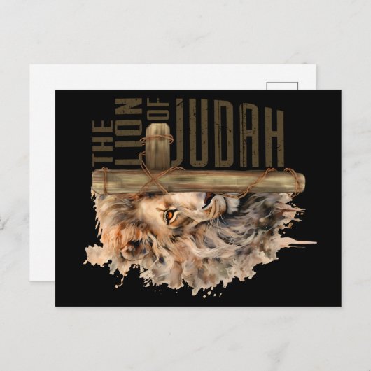 Leeuw van Juda Briefkaart (Voorkant / Achterkant)