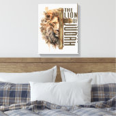 Leeuw van Juda Canvas Kunst (Insitu (Slaapkamer))