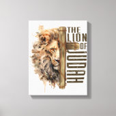 Leeuw van Juda Canvas Kunst (Voorkant)