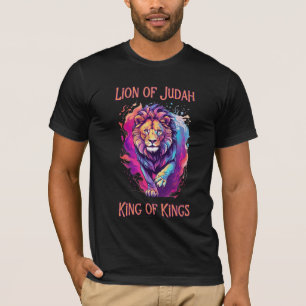 Leeuw van Juda Christelijk Geloof Jezus Gift T-shirt