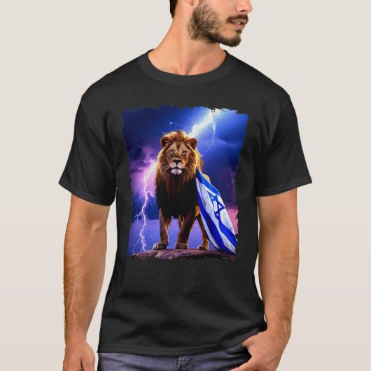 Leeuw Van Juda Christelijk Geloof T-shirt (Voorkant)