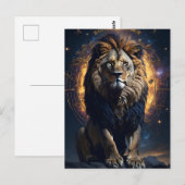 Leeuw van Juda Christelijk Jezus Christus Geloof Briefkaart (Voorkant / Achterkant)