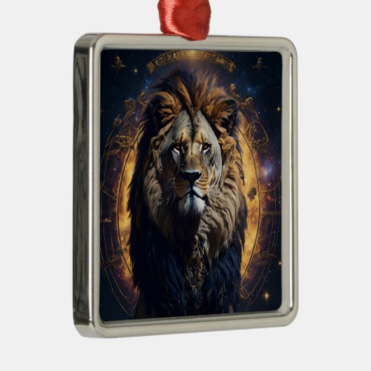 Leeuw van Juda Christelijk Jezus Christus Geloof Metalen Ornament (Rechts)