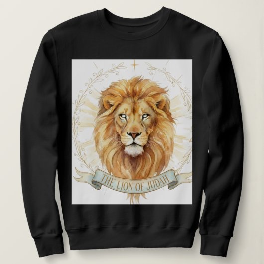 Leeuw van Juda christelijk sweatshirt | T-shirt (Design voorkant)