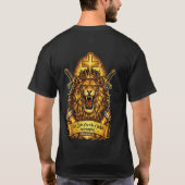 Leeuw van Juda christelijk T-shirt (Achterkant)