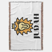 Leeuw van Juda Geloof Gebaseerd Deken (Voorkant Verticaal)