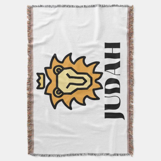 Leeuw van Juda Geloof Gebaseerd Deken (Voorkant Verticaal)