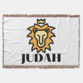 Leeuw van Juda Geloof Gebaseerd Deken (Voorkant)