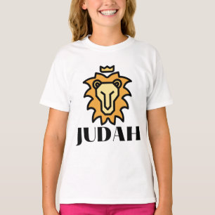 Leeuw van Juda Geloof Gebaseerd Meisje T-shirt