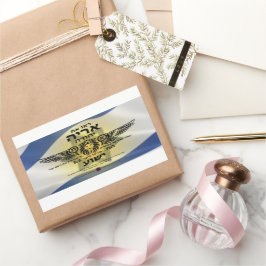 Leeuw van Juda Hebreeuws Rechthoekige Sticker