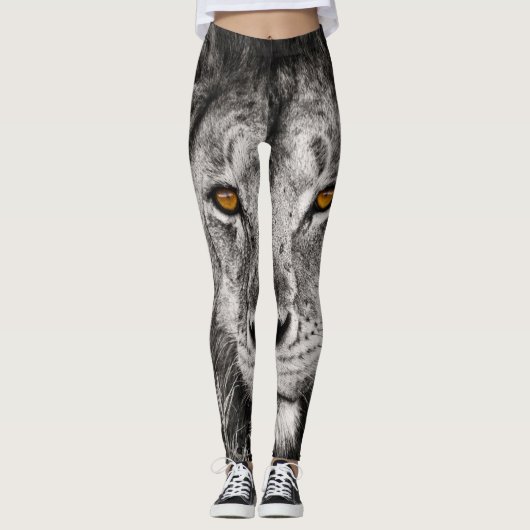 Leeuw van Juda - Jah Rasta - Power Yoga Leggings (Voorkant)