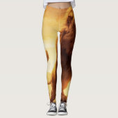 Leeuw van Juda - Jah Rasta - Power Yoga Leggings (Voorkant)