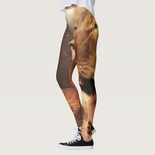 Leeuw van Juda - Jah Rasta - Power Yoga Leggings (Links)