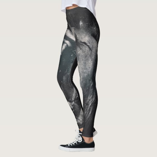 Leeuw van Juda - Jah Rasta - Power Yoga Leggings (Links)