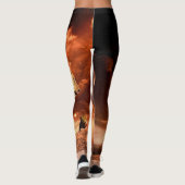 Leeuw van Juda - Jah Rasta - Power Yoga Leggings (Achterkant)