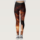 Leeuw van Juda - Jah Rasta - Power Yoga Leggings (Voorkant)