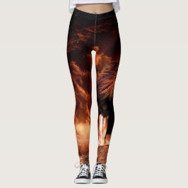 Leeuw van Juda - Jah Rasta - Power Yoga Leggings