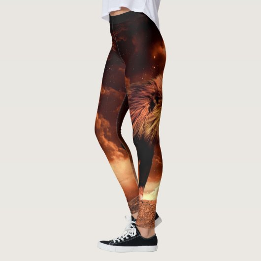 Leeuw van Juda - Jah Rasta - Power Yoga Leggings (Links)