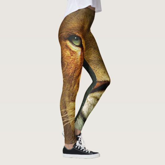 Leeuw van Juda - Jah Rasta - Power Yoga Leggings (Rechts)
