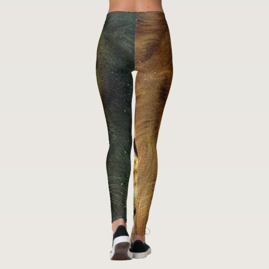 Leeuw van Juda - Jah Rasta - Power Yoga Leggings (Achterkant)
