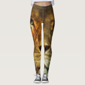 Leeuw van Juda - Jah Rasta - Power Yoga Leggings (Voorkant)