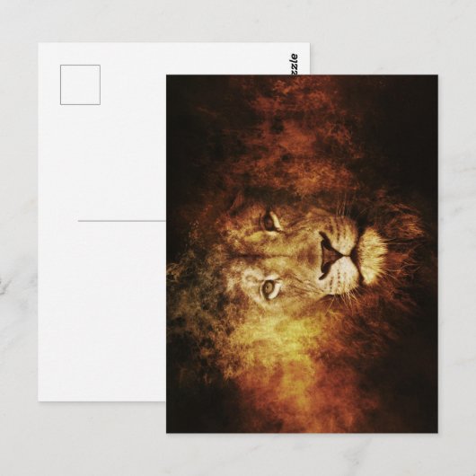 Leeuw van Juda - Jah Rastafari - Briefkaart (Voorkant / Achterkant)