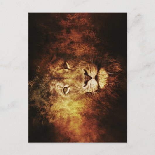 Leeuw van Juda - Jah Rastafari - Briefkaart (Voorkant)