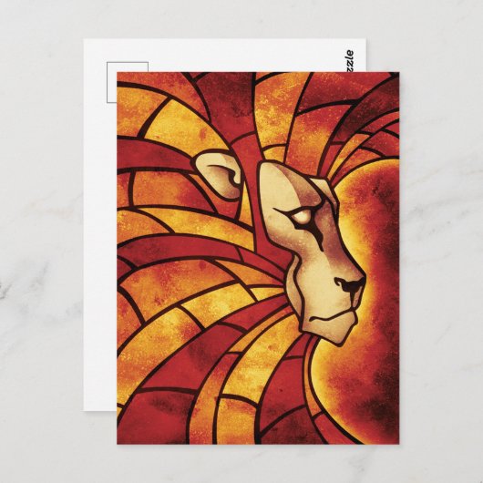 Leeuw van Juda - Jah Rastafari - Briefkaart (Voorkant / Achterkant)